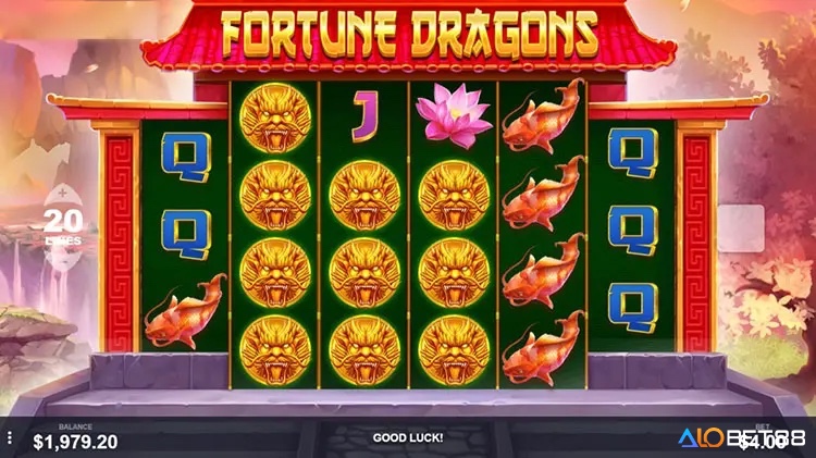 Tính năng thưởng Free Spins và Dragon's Treasure tạo cơ hội thắng lớn trong game slot Fortune Dragon