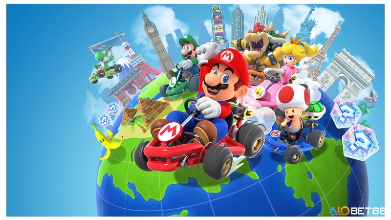Mario Kart Tour – Game đua xe điện thoại vui nhộn với nhân vật Mario và bản đồ lấy cảm hứng từ các địa danh nổi tiếng