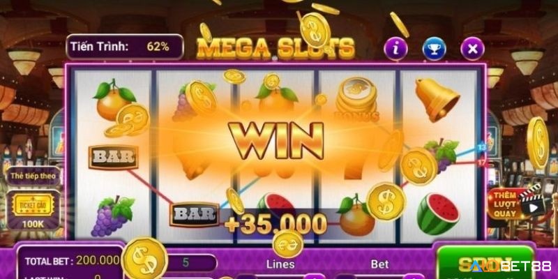 Game nổ hũ cổ điển có thiết kế đơn giản và gần gũi như hình hoa quả