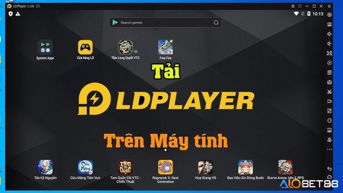 LDPlayer – phần mềm giả lập được ưa chuộng để chơi bắn cá mượt mà trên máy tính.