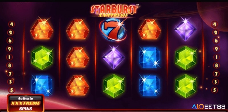 Starburst XXXtreme là phiên bản nâng cấp của tựa game Starburst kinh điển với tỷ lệ RTP cao 96.26