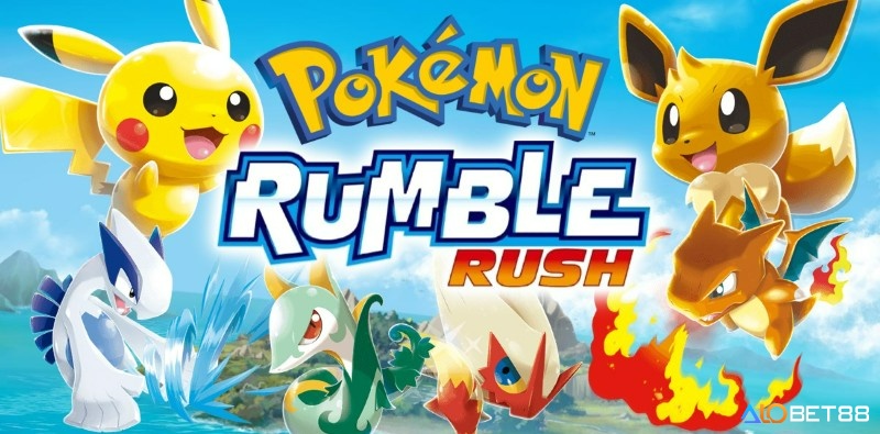 Hack-and-slash tốc độ cao cùng hàng trăm Pokemon trong thế giới Pokemon Rumble Rush đồ chơi sống động