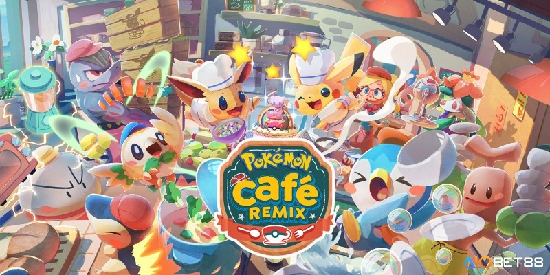 Phục vụ Pokemon qua những màn giải đố thú vị trong không gian cafe dễ thương