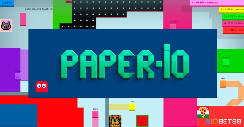 Paper.io 2 thử thách khả năng chiến thuật khi bạn mở rộng lãnh thổ của mình, tránh bị đối thủ chặn đầu