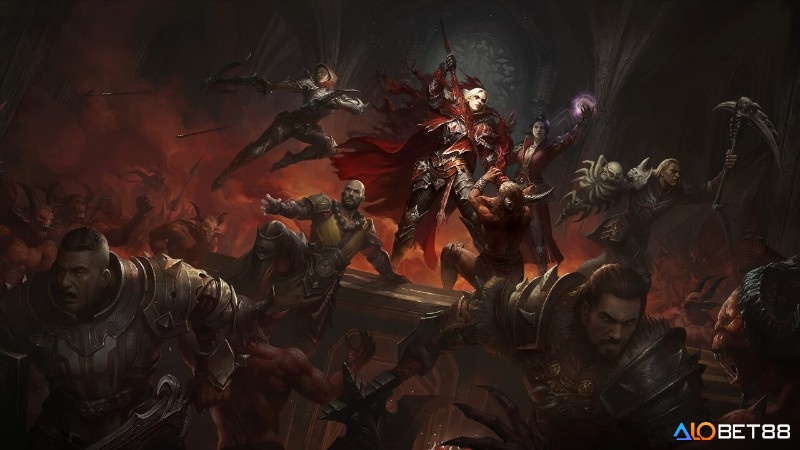 Diablo Immortal tái hiện thế giới hầm ngục u ám, nơi game thủ vừa chiến đấu vừa khám phá kho báu vô tận