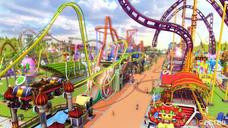 RollerCoaster Tycoon Touch – game quản lý mobile xây dựng công viên giải trí đình đám