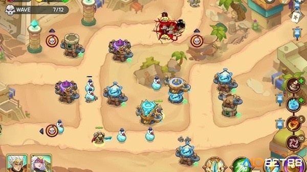 Game thủ thành hay cho iOS - King of Defense 3