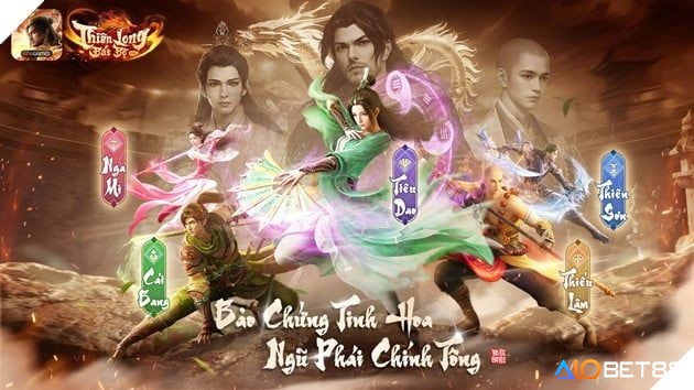 Cày cấp, phụ bản, săn boss và tham gia chiến trường trong Thiên Long Bát Bộ 2.