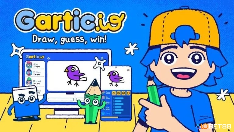 Top game trên web hay Gartic.io thu hút nhờ yếu tố vui nhộn và kết nối bạn bè hiệu quả