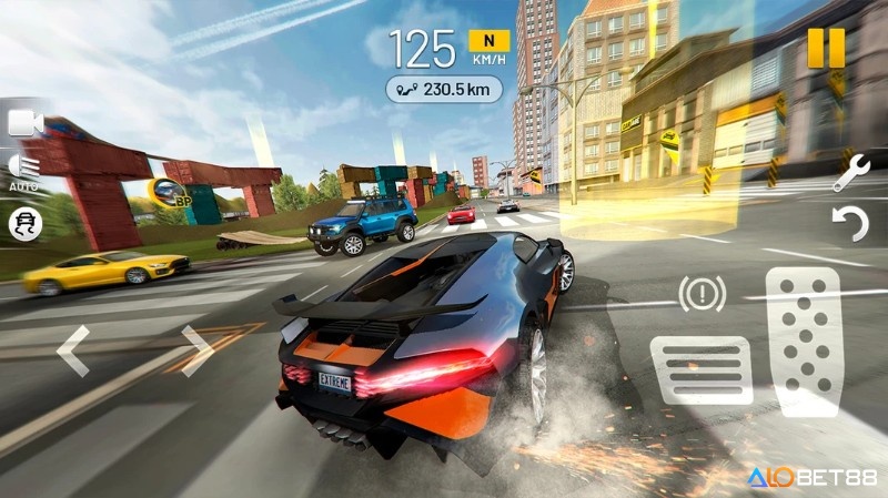 Extreme Drift Car Simulator mang đến trải nghiệm drift tốc độ cao với hình ảnh và âm thanh sống động