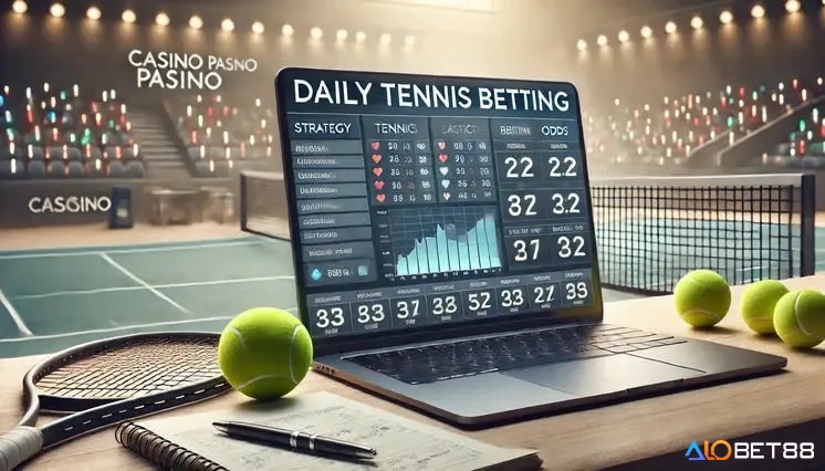 Kèo cá cược tennis tài xỉu tập trung vào tổng số game hoặc set thay vì người thắng trận.