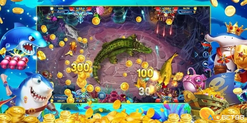 Hiệu ứng 3D sinh động cùng nhạc nền biển sâu tạo nên trải nghiệm cuốn hút.