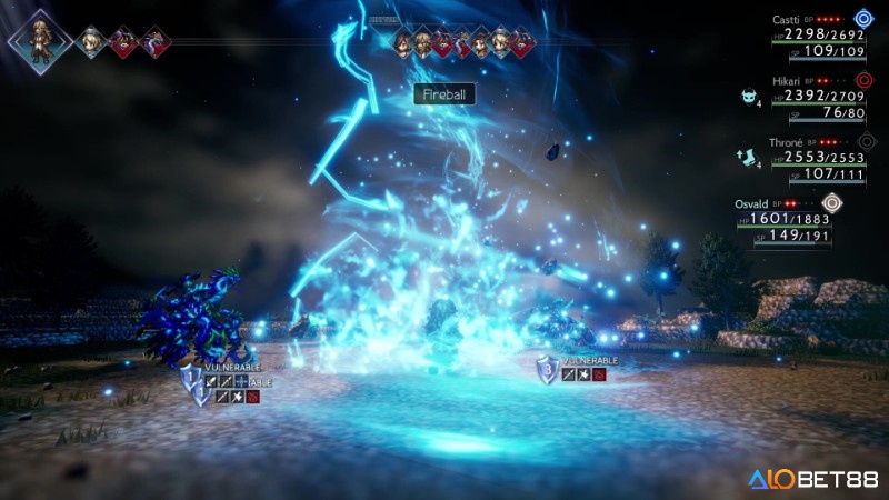 Mỗi nhân vật trong game Octopath Traveler II đều có bộ kỹ năng riêng biệt tạo nên sự đa dạng cho chiến thuật