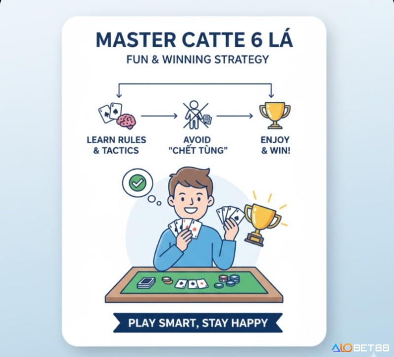Hiểu rõ luật chơi catte 6 lá giúp người đọc tự tin hơn khi bước vào những ván Catte thực tế