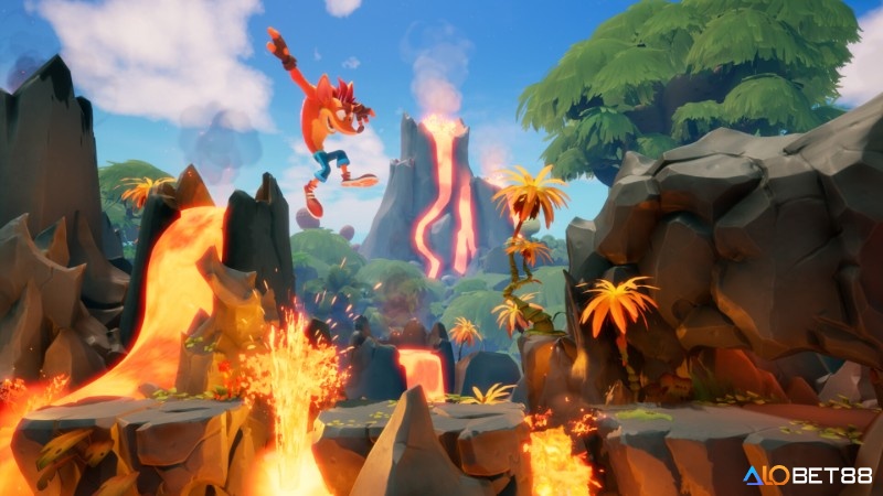 Game Crash Bandicoot 4: It’s About Time có đồ họa phong cách hoạt hình hiện đại và đẹp mắt