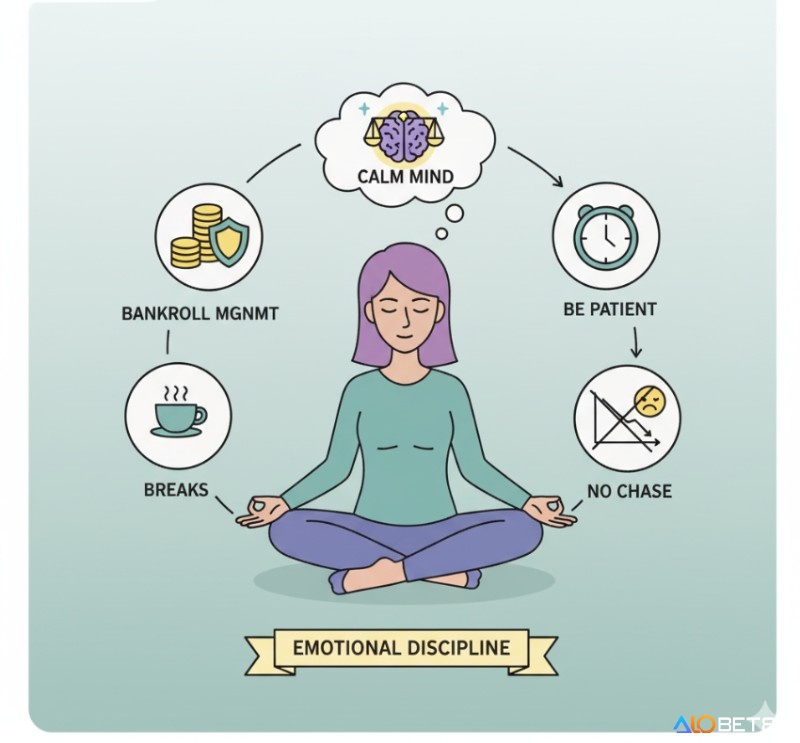 Người chơi Baccarat giữ tâm lý vững vàng, kiên nhẫn và tránh cảm xúc tiêu cực để ra quyết định đặt cược hiệu quả