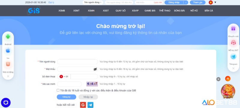 Đăng ký Gi8 qua cổng chính thức là nền tảng bảo vệ tài khoản và tài chính lâu dài cho người chơi
