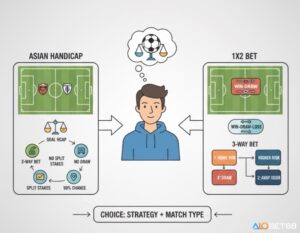 Handicap châu Á so với 1X2: So sánh bản chất và chiến lược