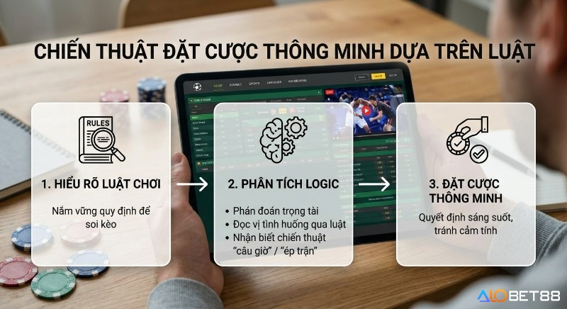 Quy trình 3 bước triển khai chiến thuật đặt cược thông minh: Hiểu luật, phân tích logic để đưa ra quyết định sáng suốt