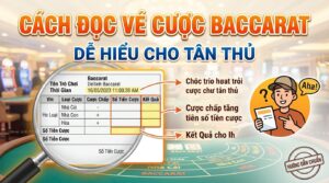 Cách đọc vé cược Baccarat: Hướng dẫn dễ hiểu cho tân thủ