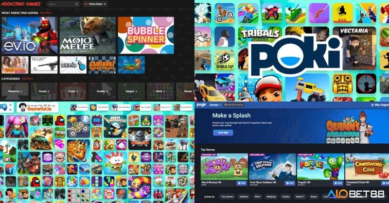 Website game trực tuyến giúp người dùng khám phá nhiều thể loại nhanh chóng